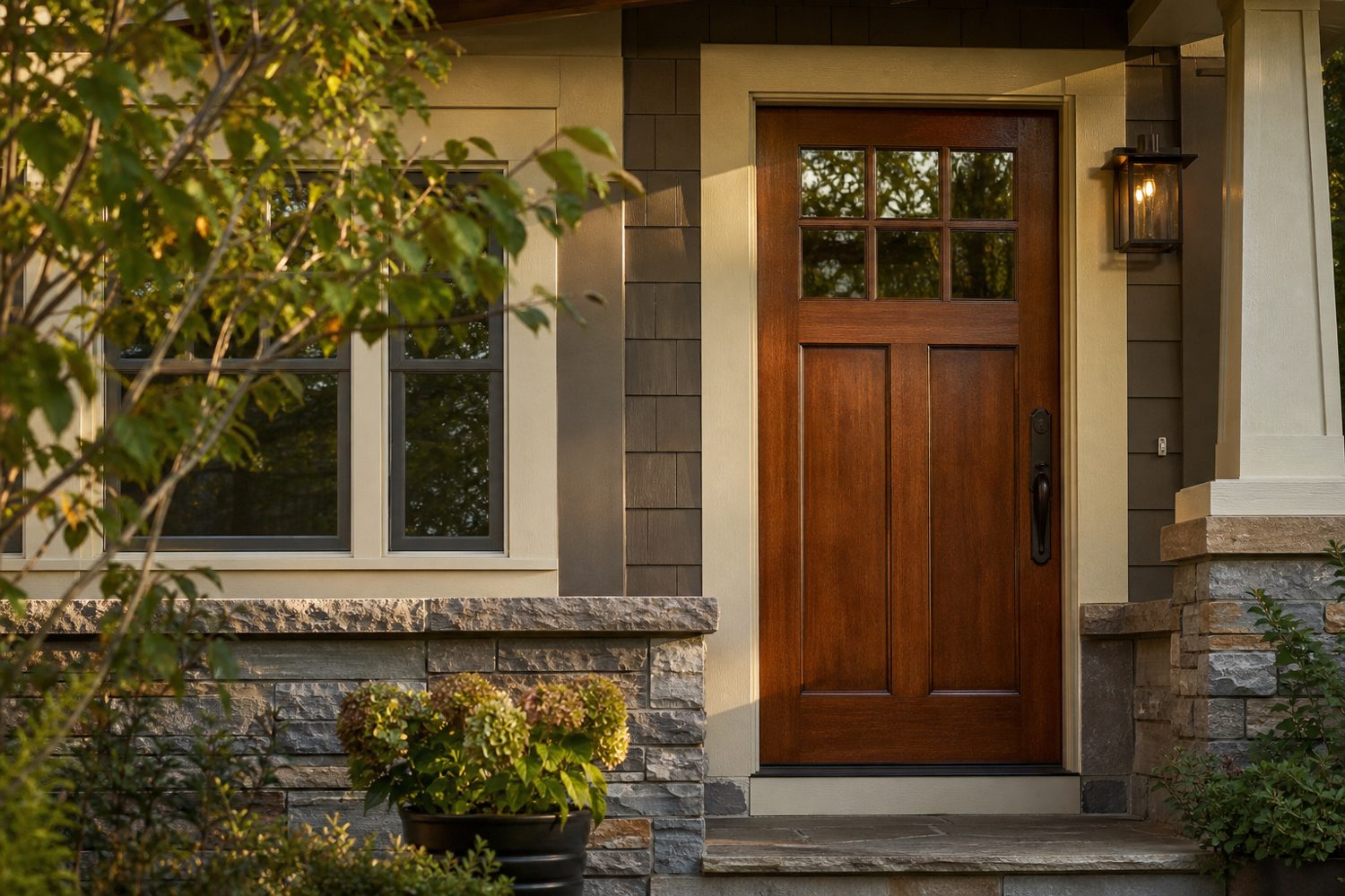 Begin with the house as it is.
